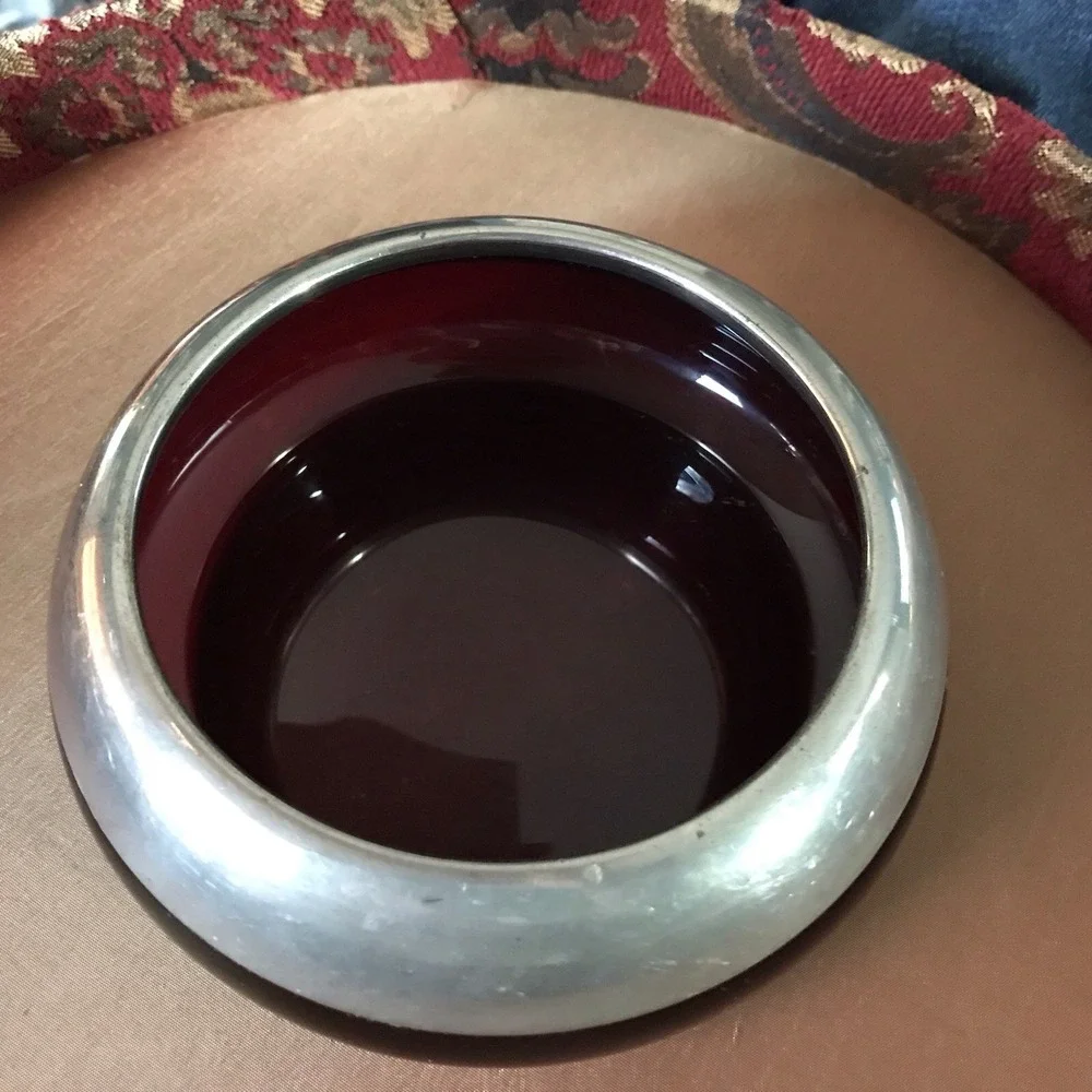 Vintage F B Rogers Silver Co Silver Plated Trinket Dish